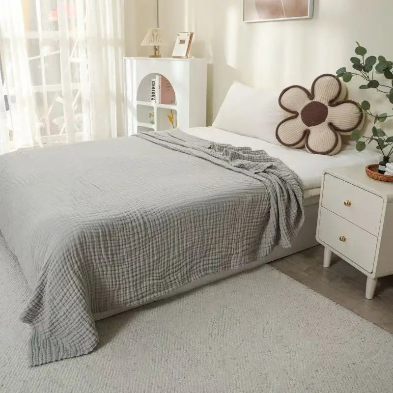 Mousseline Zomerdeken – 100% Katoen, Ademend & Lichtgewicht