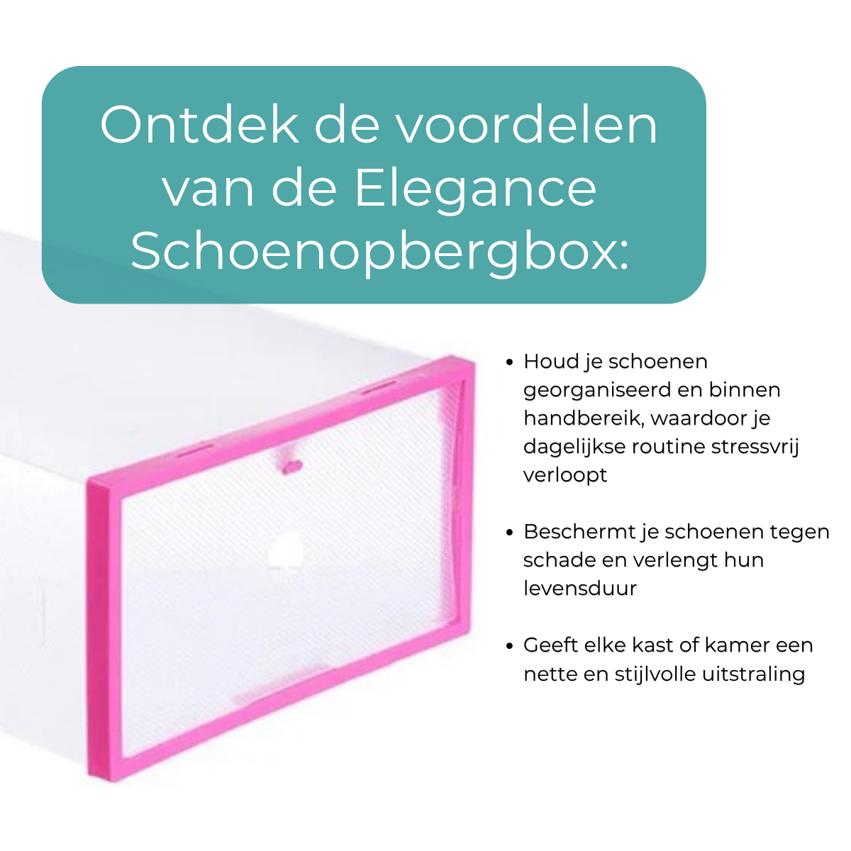Premium Schoenopbergbox