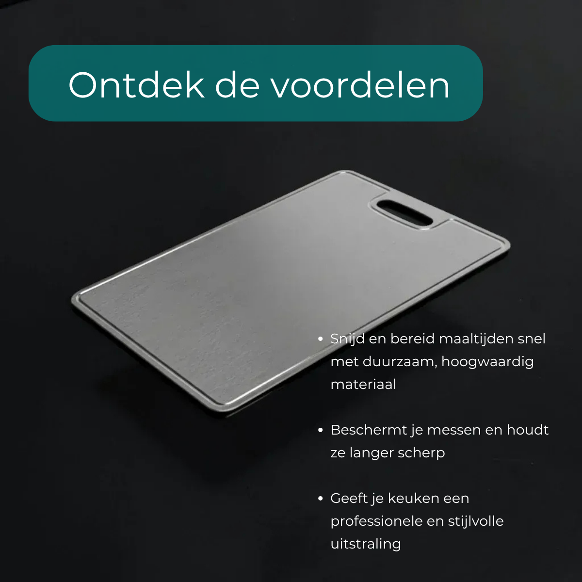 Titanium Snijplank Pro