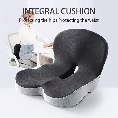Ergonomisch Zitkussen met Rugleuning - Heup & Rugcomfort