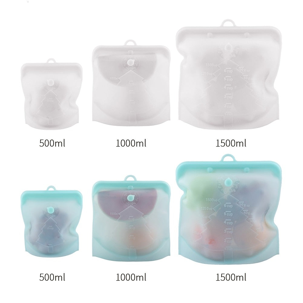 Herbruikbare Silicone Voedselzakken